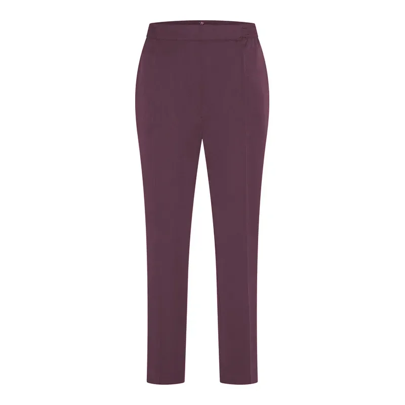 Callee_Aubergine_dames_pantalon_met_elastische_band