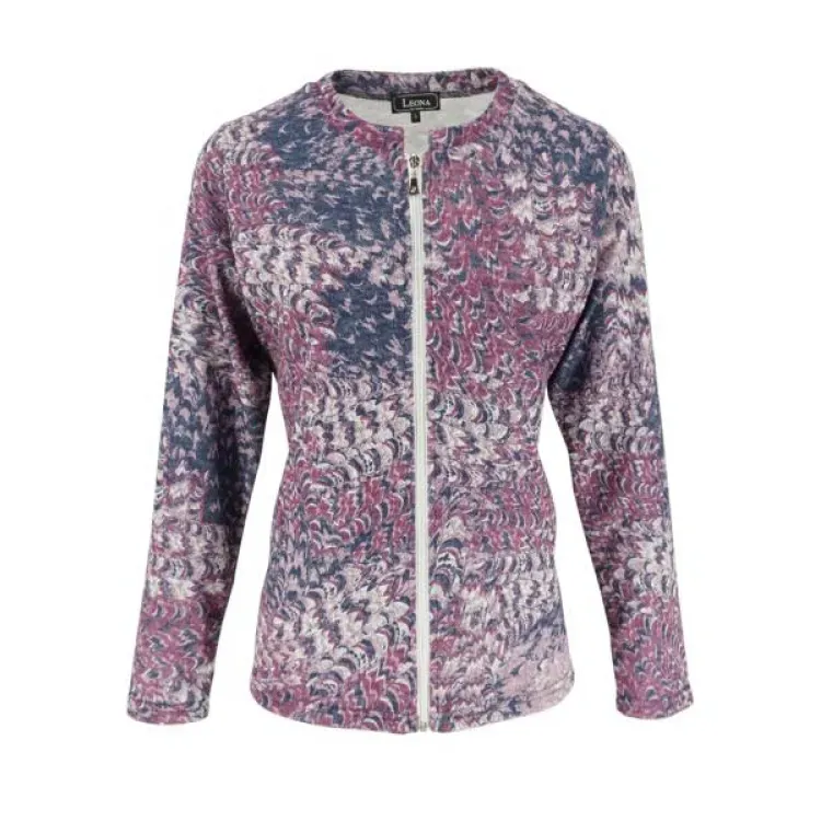 Vest met cassis print Leona per Donna Lancomode