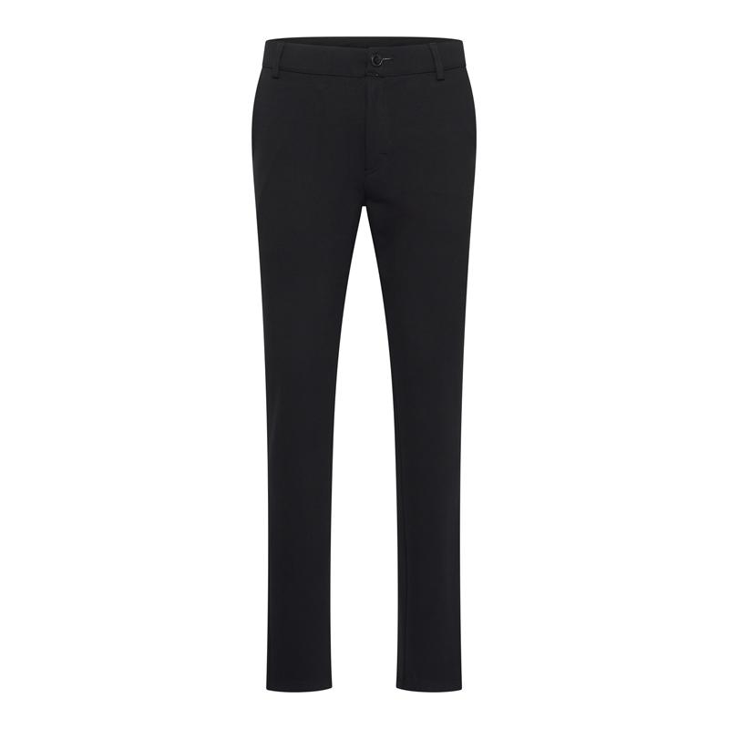 Zwarte_heren_pantalon_met_elastische_band_en_knoop_en_rits_