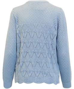 Alternative view of Signature Trui Lichtblauw Ajour