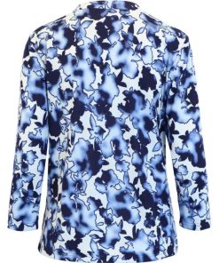 Alternative view of Signature Truitje Blauwtinten Bloemenprint