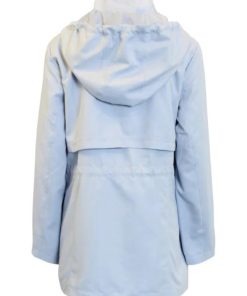 Alternative view of Brandtex Dames Jas Lichtblauw met Afneembare Capuchon