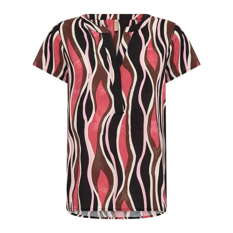 Soyaconcept top roze zwart 