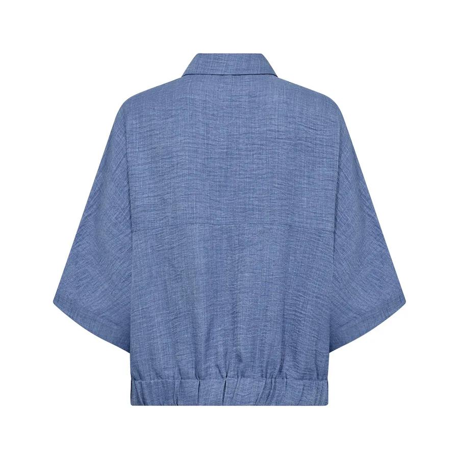 SoyaConcept Charissa Blouse Blauw - Wide Look - Afbeelding 2
