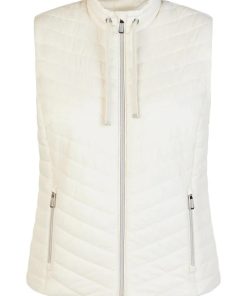 Rabe Bodywarmer Licht Beige - Gewatteerd
