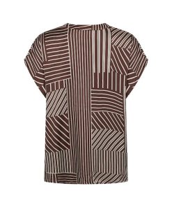 Alternative view of SoyaConcept Catarina Blouse - Bruin Geometrische Print