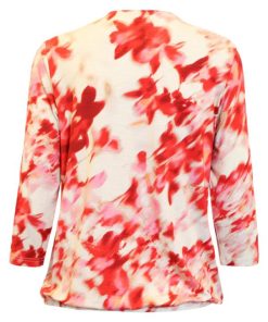 Alternative view of Signature Blouson Rood Dessin