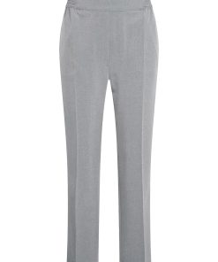 Dames Pantalon Callee - Elastische band - licht grijs