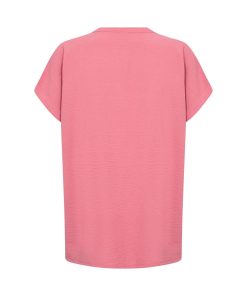 Alternative view of SoyaConcept Shirt Cath - Roze Top met V-hals en Kapmouwtje