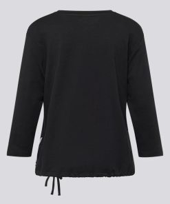 Alternative view of Rabe Shirt Zwart – Shirt met Grafische Print