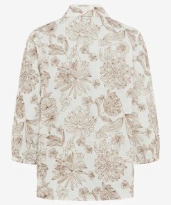 Alternative view of Brax blouse gebloemd dessin - 100% katoen