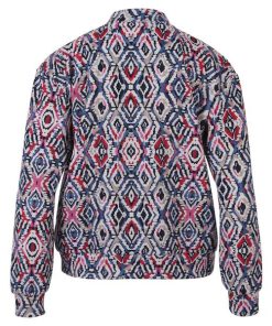 Alternative view of Enjoy bomberjasje jeansblauw / rood / wit