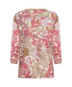 Alternative view of Soyaconcept Blouse roze Gebloemd - Driekwart Mouw