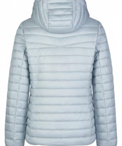 Alternative view of Barbara Lebek jas lichtblauw afneembare capuchon