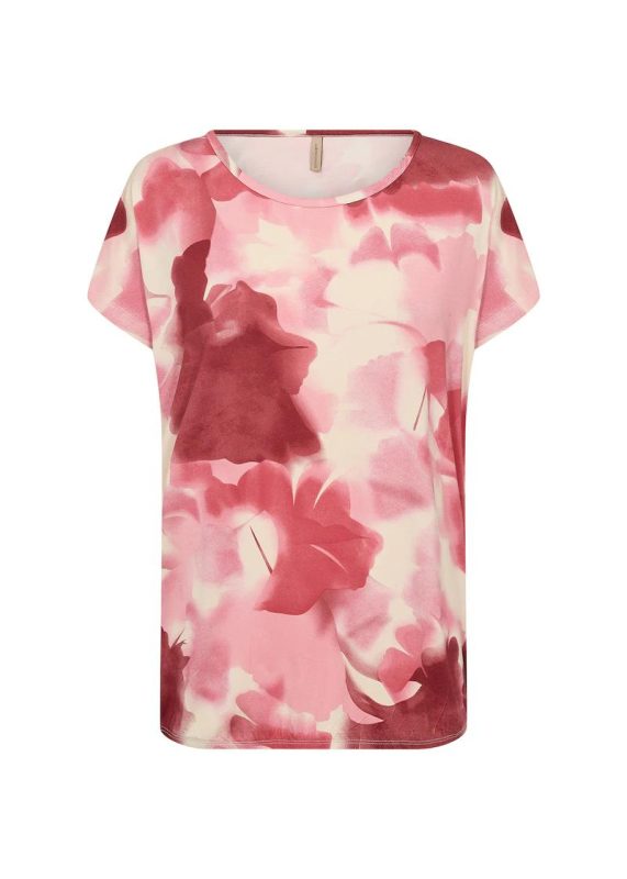 Soyaconcept Shirt roze zand -elastische zoom 