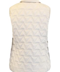 Alternative view of Brandtex bodywarmer Zand - Licht Gewatteerde Fietsjas