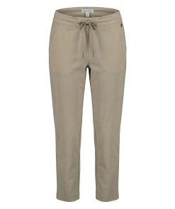 New Star dames travel broek soft green slim fit model met extreme stretch en dunne stof