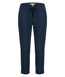 New Star dames travel broek marine slim fit model met extreme stretch en dunne stof
