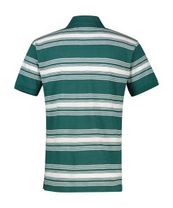 Alternative view of Lerros Heren poloshirt groen gestreept
