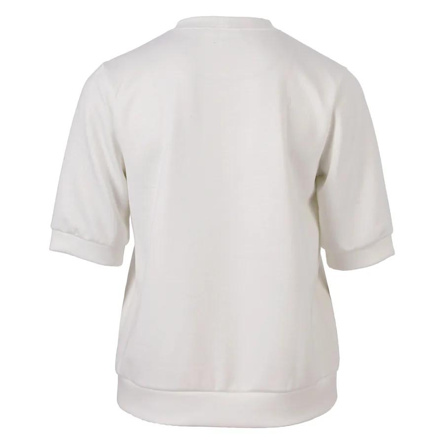 Enjoy Dames Top Wit Marine Print 1978 - Afbeelding 2