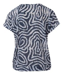 Alternative view of Enjoy top blauwe print