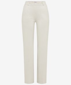 Raphaela by Brax dames broek Lillyth recht model met donkere jacquard print en stretch