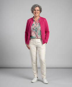 Dominique - sensia outfit roze blazer