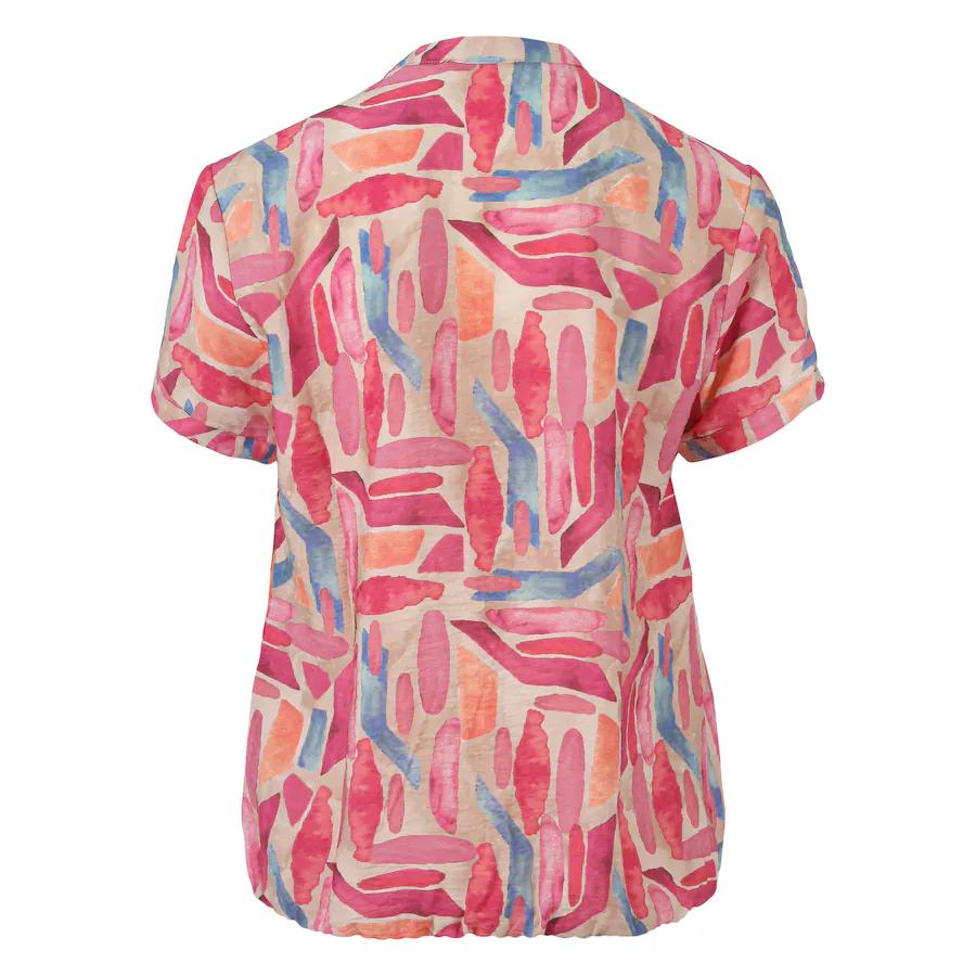 Enjoy blouson roze print - Afbeelding 2