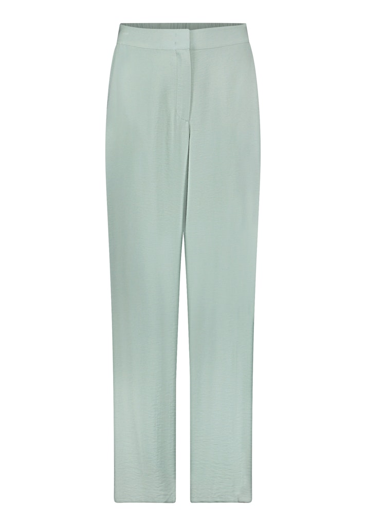 Betty Barclay Groene Broek Relaxed Fit - Hoge Taille & Wijde Pijp - Afbeelding 2