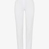 Raphaella by Brax Pamina Deko 6/8 Wit - Comfortabele Slim Fit Instapbroek