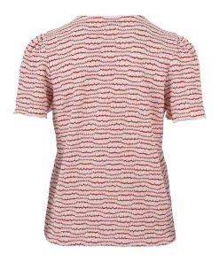 Alternative view of Enjoy Blouson rood wit gestreept