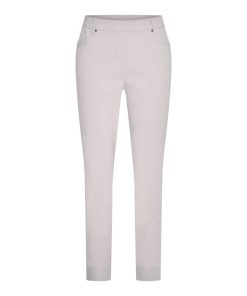 Sensia stretchbroek grijs model Pita, comfortbroek met elastische band