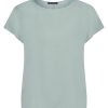 Betty Barclay dames t-shirt felgroen effen met ronde hals en korte mouwen voor- en achterkant
