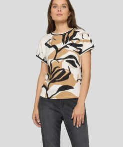 Alternative view of Rabe Dames Shirt Camel Dessin