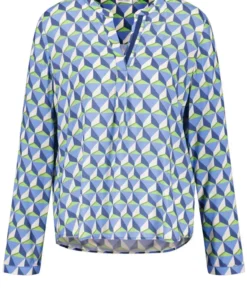 Blouse Gerry Weber blauw /groen dessin