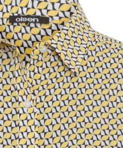 Alternative view of Blouse Olsen geel marine