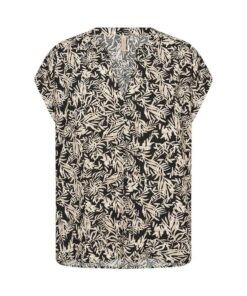 Soyaconcept Shirt Faye Zwart Beige