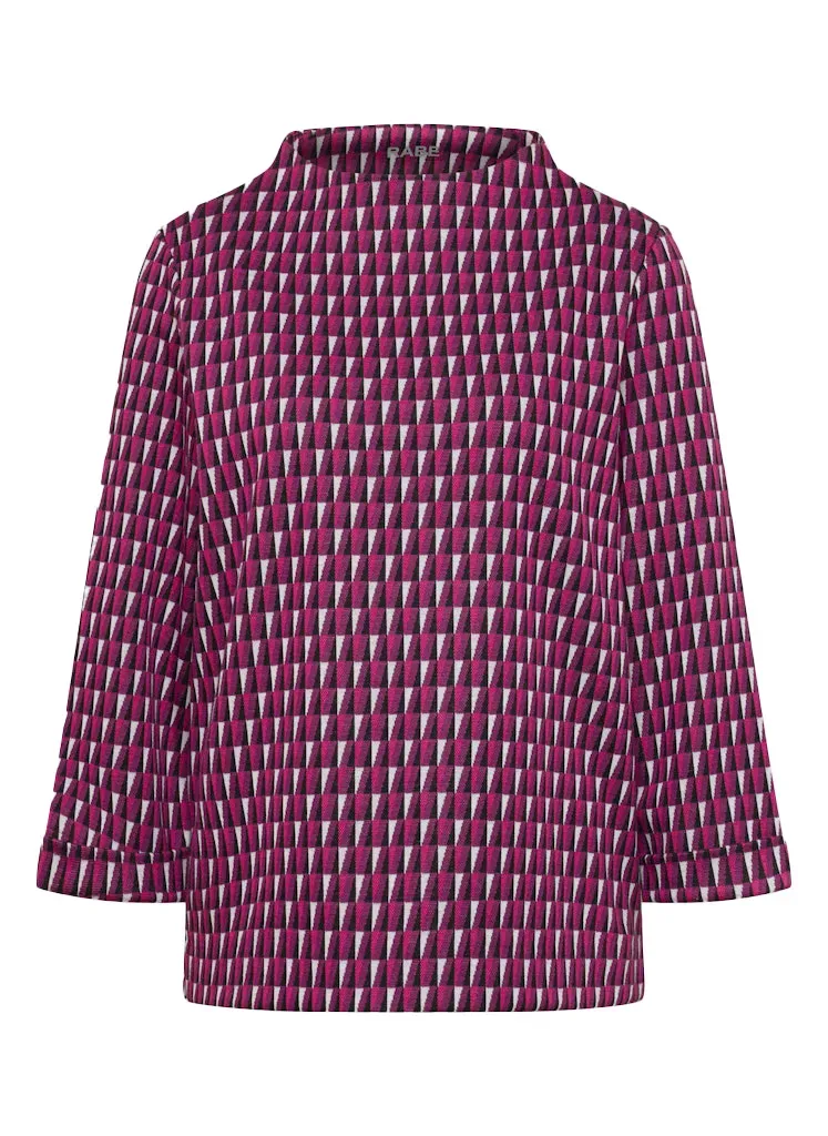 Trui Rabe fuchsia roze werkje
