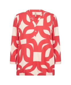 Soyaconcept Blouse Felecity Rood Beige