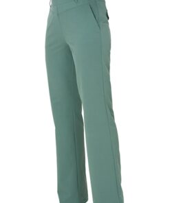 Dreamstar dames broek model Montel in jadegroen, recht model uitgevoerd in travel kwaliteit.