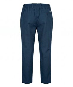 Alternative view of Luigi Morini Herenbroek marine Amberg - Chino Comfortbroek met Elastische Band