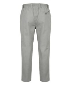 Alternative view of Luigi Morini Herenbroek Lichtgrijs Amberg - Chino Comfortbroek met Volledig Elastische Band