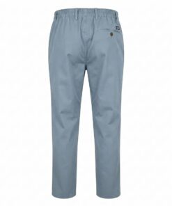 Alternative view of Luigi Morini Herenbroek staalblauw Amberg - Chino Comfortbroek met Volledig Elastische Band