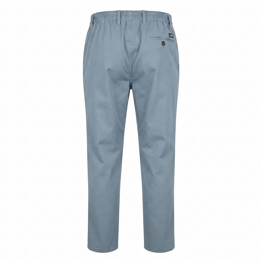 Luigi Morini Herenbroek staalblauw Amberg - Chino Comfortbroek met Volledig Elastische Band - Afbeelding 2