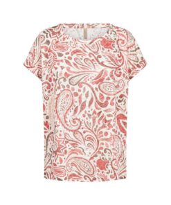 Soyaconcept Shirt Panike Rood Paisley Print