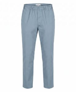 Luigi Morini Herenbroek staalblauw Amberg - Chino Comfortbroek met Volledig Elastische Band