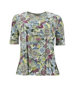 Sensia blouson olijfgroen roze blauw
