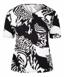 Shirt Germaine zwart wit