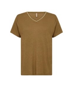 Soyaconcept T-shirt Emel Warm Kaki
