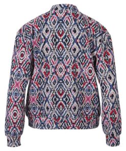 Alternative view of Enjoy bomberjasje jeansblauw / rood / wit